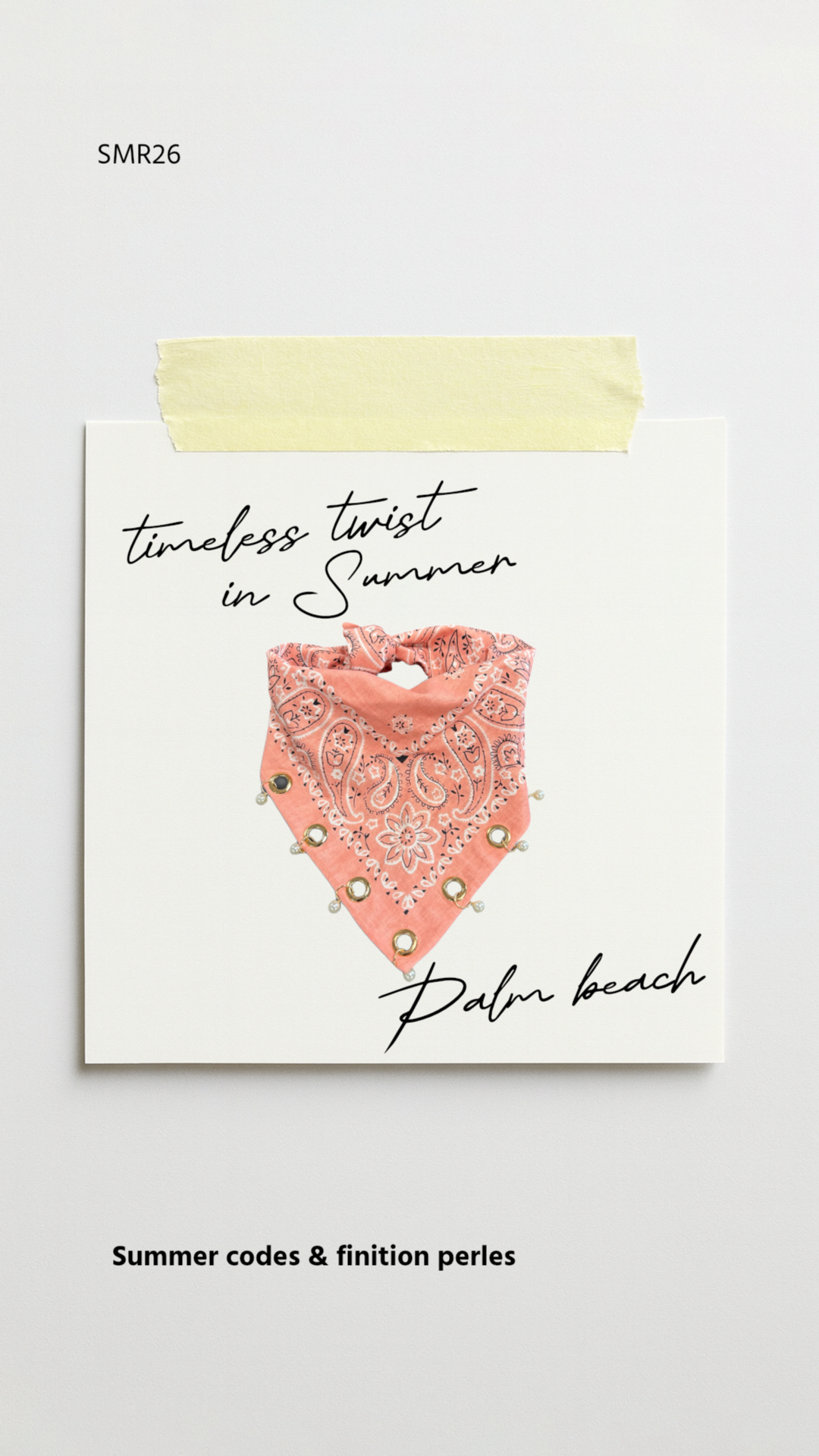 Foulard Palm Beach