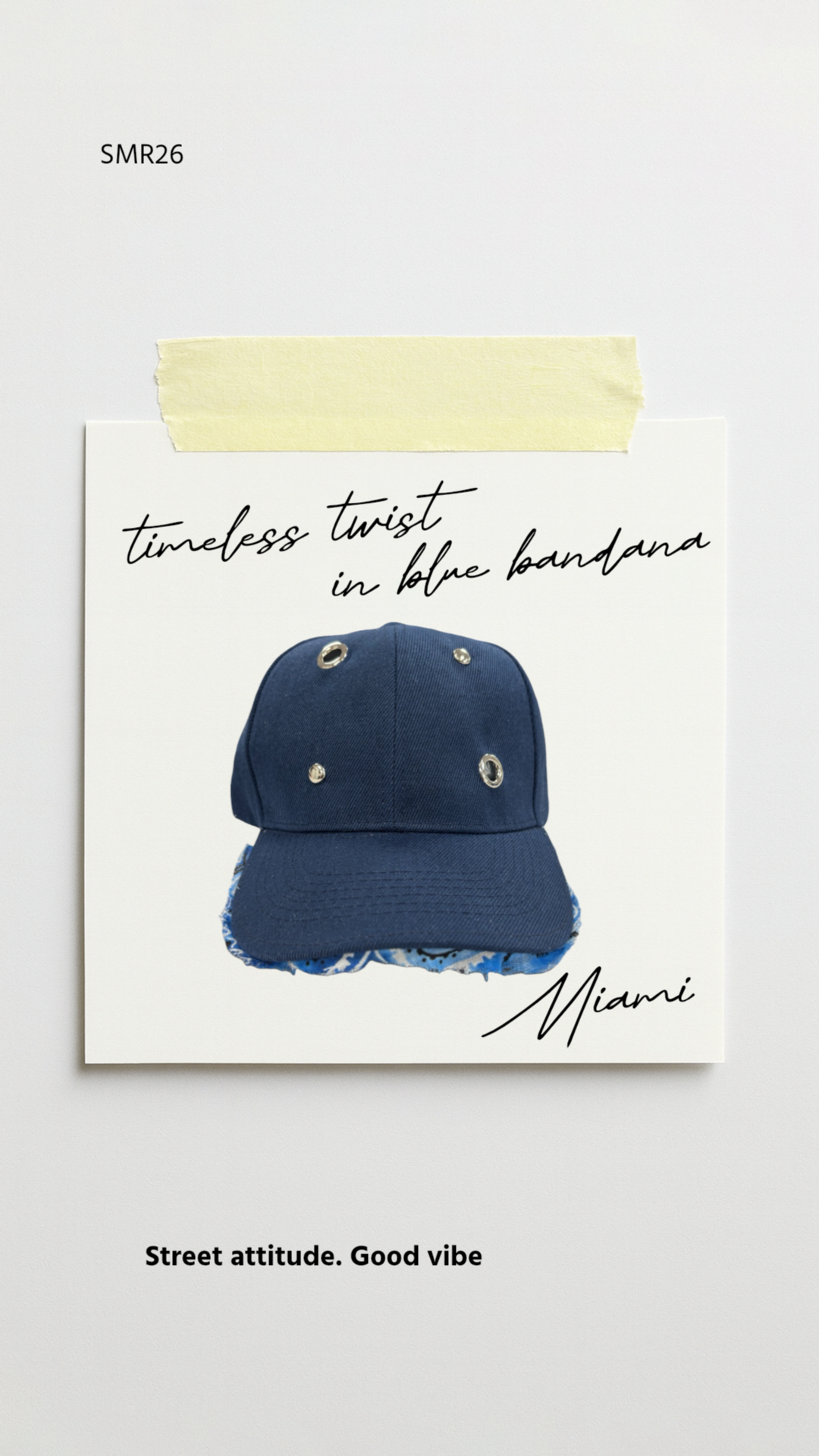 Casquette Miami bandana