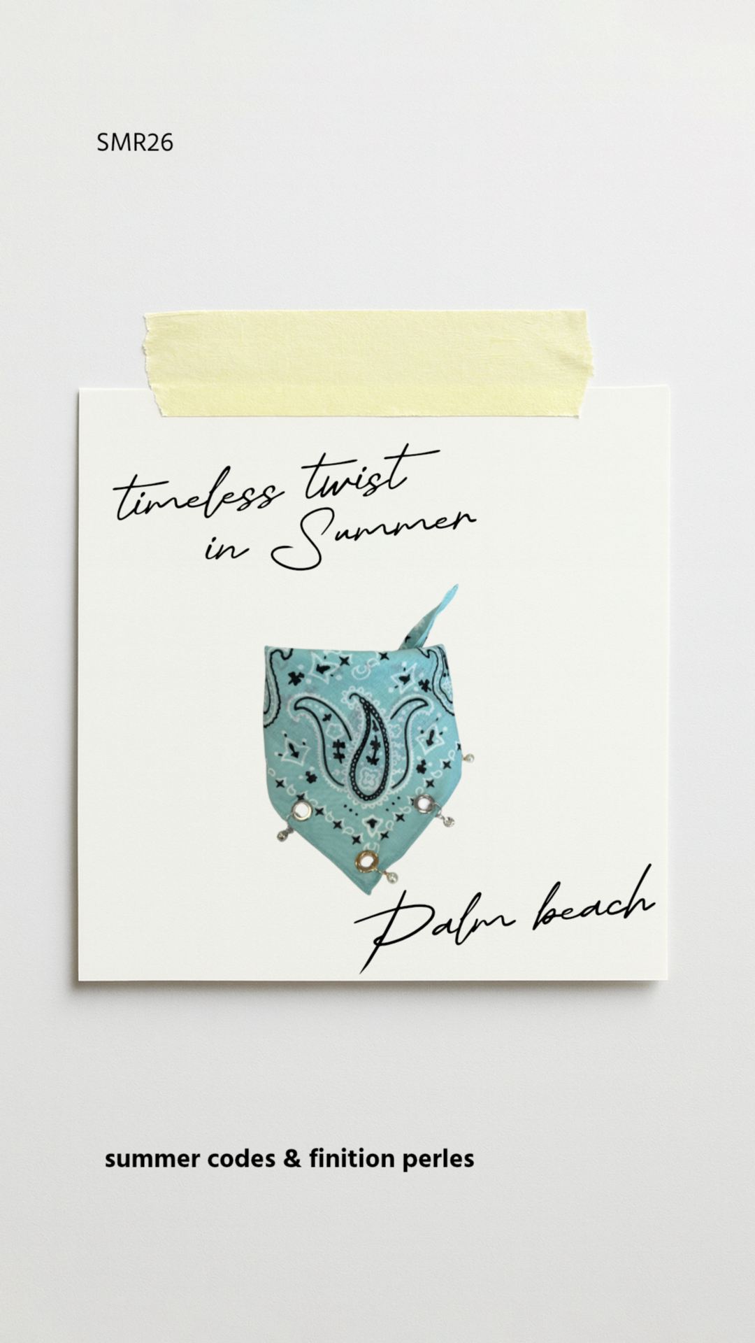 Foulard Palm Beach