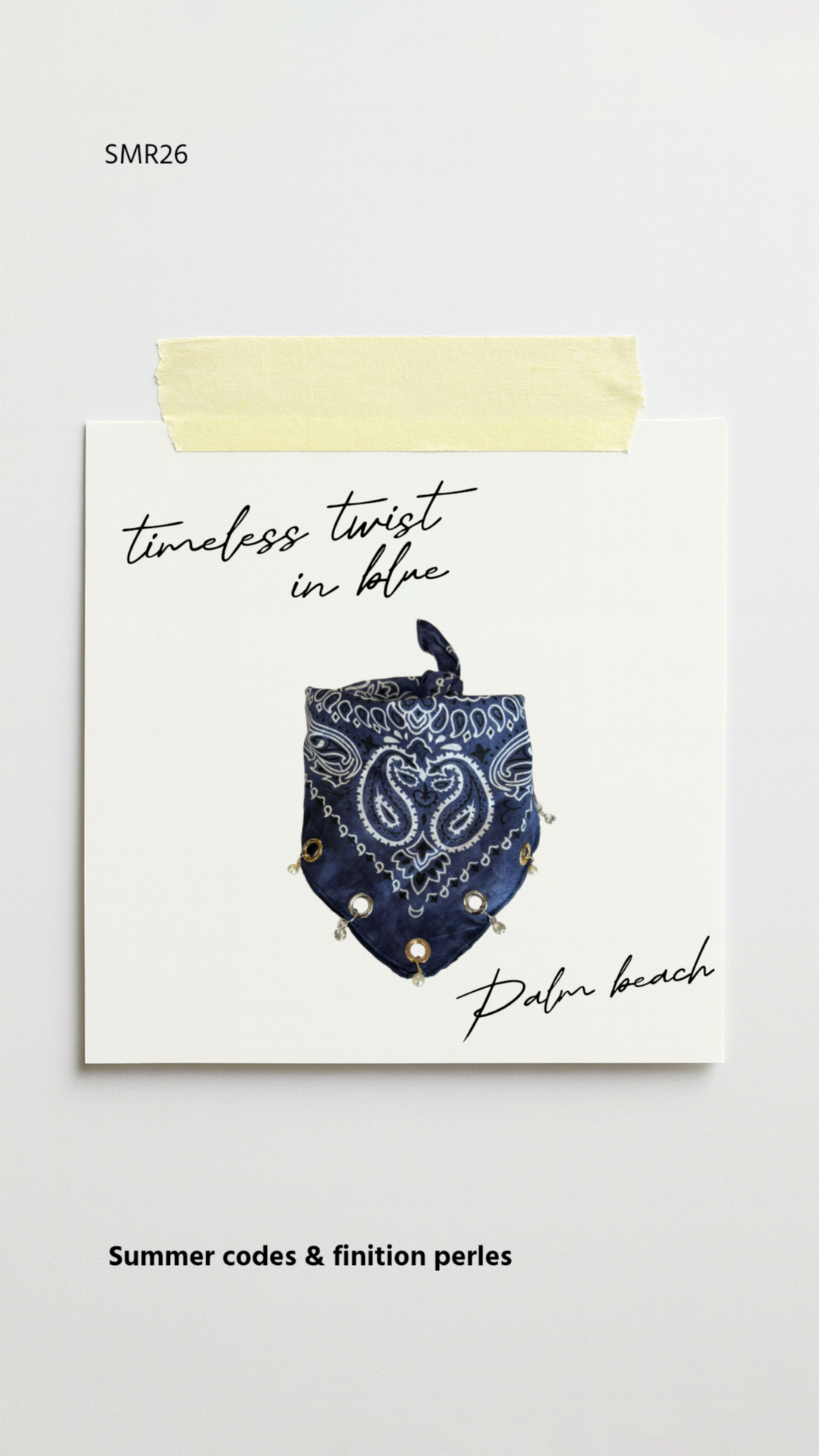 Foulard Palm beach