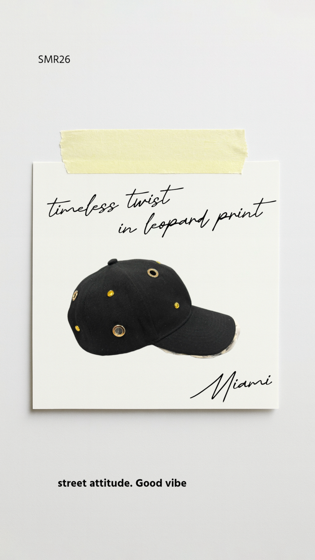 Casquette Miami Léopard